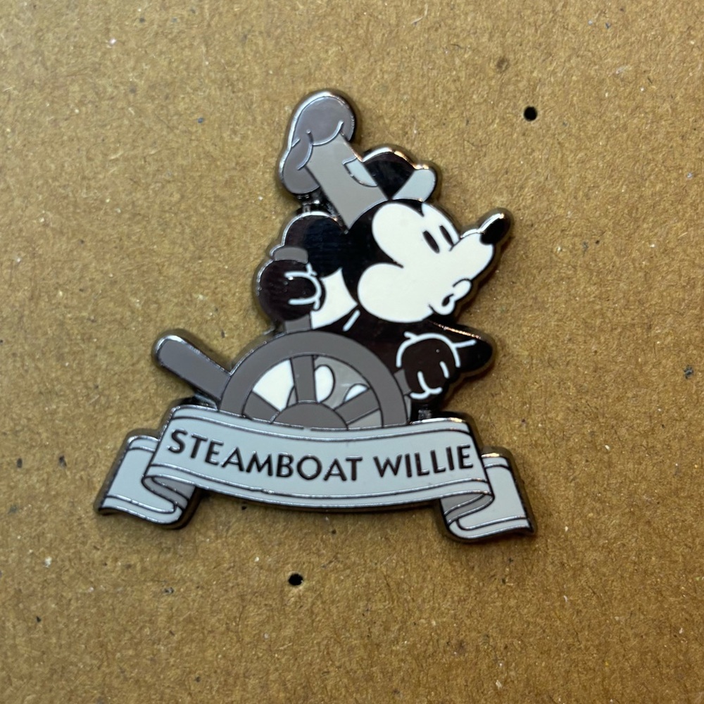 Steamboat Willie Disney Pin